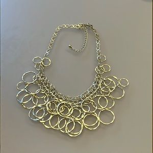 Banana Republic statement necklaces. Gold hardware.